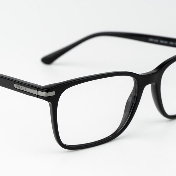 Prada Women Eyeglasses Black Square PR14WV 1AB1O1 BRAND NEW main image 7